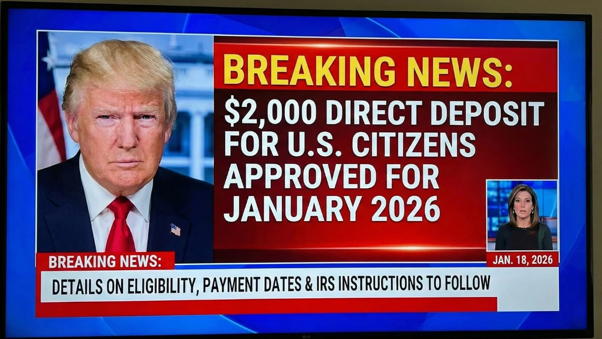 $2,000 Direct Deposit January 2026