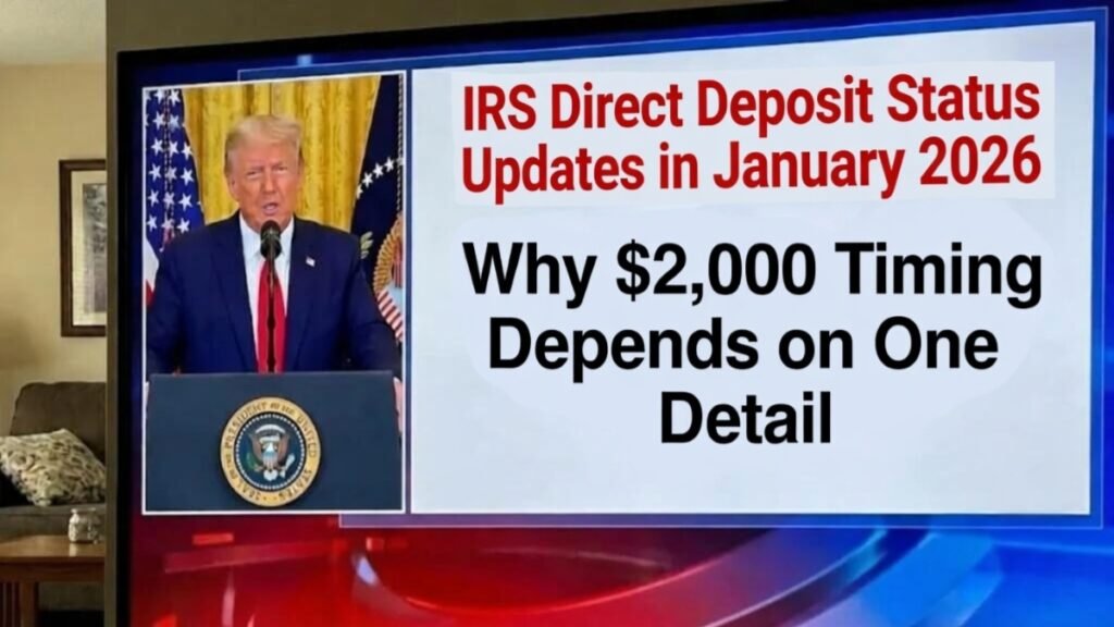 IRS Direct Deposit Updates January 2026