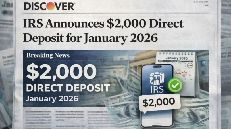 $2,000 IRS Direct Deposit January 2026